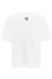 DIESEL Men's Pure Energy T-Shirt in White | Size Medium | A086400BEAF