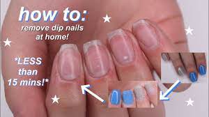 diy how to remove dip powder nails at