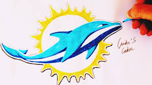 Choose from a list of 11 dolphins logo vectors to download use the filters to seek logo designs based on your desired color and vector formats or you can simply. Como Desenhar A Logo Do Miami Dolphins How To Draw Miami Dolphins Logo Nfl Logos 11 Youtube