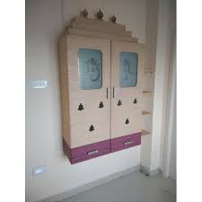 Wood Wooden Pooja Cabinet