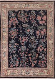 navy blue aubusson chinese area rug 8x10