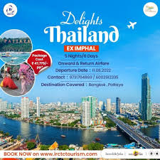 irctc tourism launches thailand tour