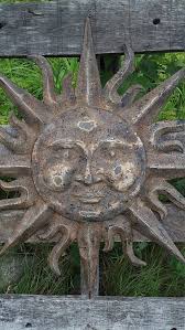 Metal Garden Decor Metal Sun Wall Art