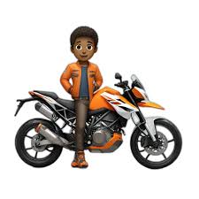 boy with ktm bike ai emoji generator