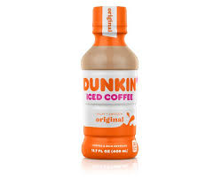Dunkin donuts iced coffee (1 serving). Original Iced Coffee Dunkin Anytime