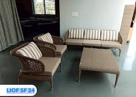Small Space Outdoor Furniture Set In