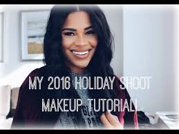 my 2016 holiday shoot makeup tutorial