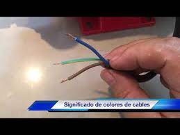 identificar los colores de los cables