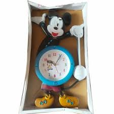 Plastic Mickey Mouse Wall Clock