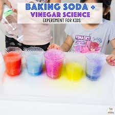 baking soda and vinegar reaction fun