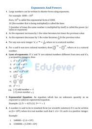 Class 8 Maths Chapter 10 Exponents And
