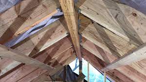 hanging rafters on a structural ridge
