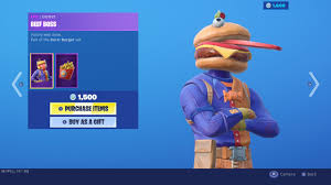 Beef boss fortnite halloween mask. This Infamous Visual Glitch With The Beef Boss Skin Still Persists On The Nintendo Switch Nearly One Year Later Either Enable Physics For Switch Or Make The Lack Thereof Playable Fortnitebr