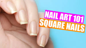 perfectly square nails nail art 101
