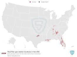 number of racetrac locations in the usa