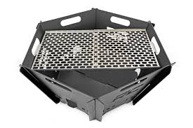 overland collapsible fire pit stainless