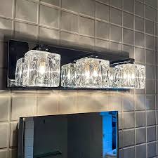 Luxe Crystal Block Wall Light