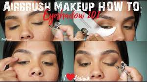 full airbrush eyeshadow how to