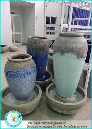 Rustic Ceramic Water Fountain Pots