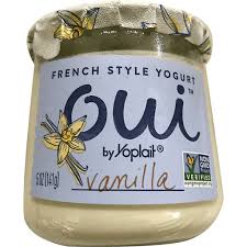 oui yogurt vanilla french style 5 oz