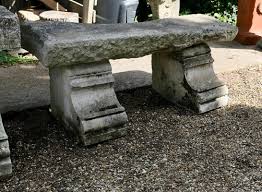 Hand Hewn Stone Garden Bench Seat 1800