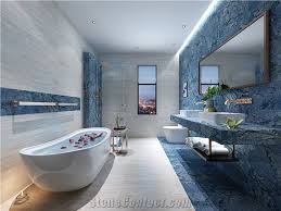 azul bahia granite bathroom wall tile