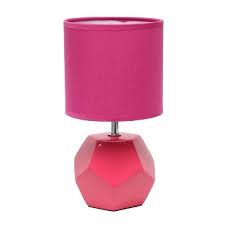 30cm diameter x 20cm height approx. Pink Table Lamps Target