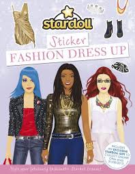 stardoll sticker fashion dress up book