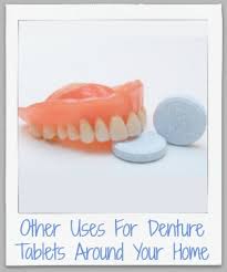 other uses for denture tablets for cleaning