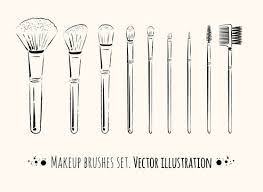 makeup brush sketch images browse 14