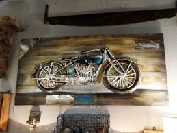 Wall Art 3d Motorcycle Bike Passion I