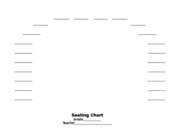 Music Classroom Seating Chart Template