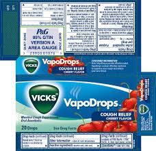 cough relief vicks vapodrops