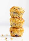 blueberry golden oat muffins