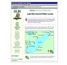 Current Water Levels On Lake Erie Download Scientific Diagram