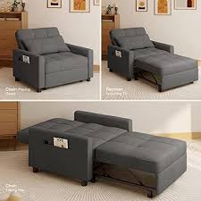 Convertible Sleeper Sofa Chair Bed With