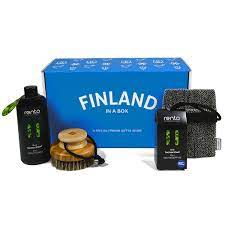 finland in a box sauna gift set sauna