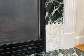 Tile Over A Fireplace Surround