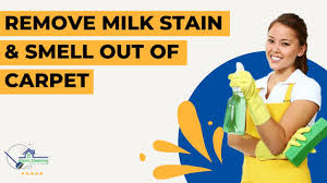 how to remove milk stain smell out of