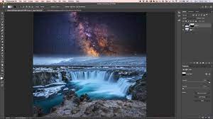 blend photos in photo night sky