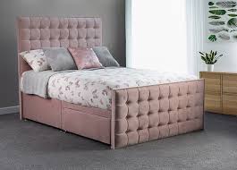 Classic Upholstered Fabric Bed Frame