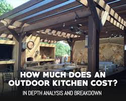 outdoor kitchen really cost