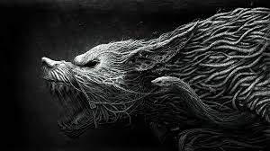 werewolf wolf abstract drak hd