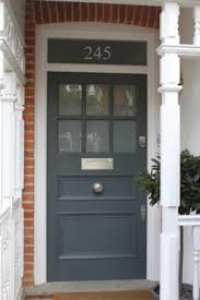 Victorian Frost Etched Door Numbers