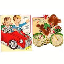 4 printable birthday cards free with bicycle gift. Avid Vintage Vintage Collectibles