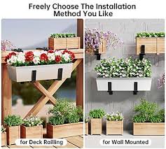 Y M 6 Pcs Adjustable Planter Box