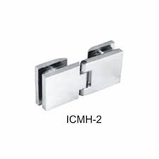 Icon Brass Wall To Glass Shower Hinge