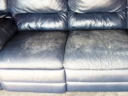 how to re a ed leather couch