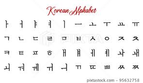 korean alphabet korean letters