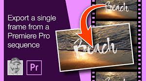 export a single frame from a premiere
